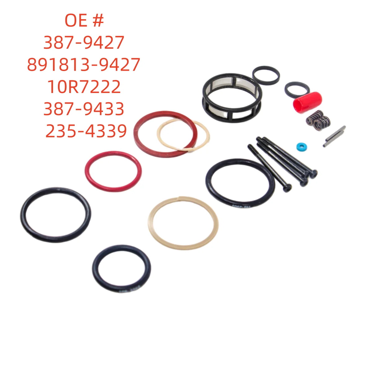 

high quality new 387-9427 891813-9427 10R7222 387-9433 235-4339 Fuel injector repair kit For CAT C7 C9