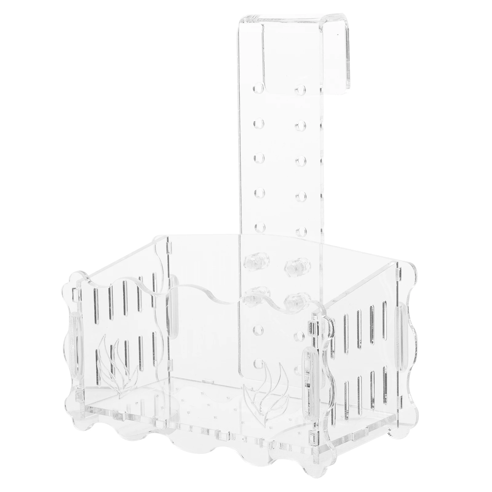 

Aquatic Plant Pot Holder Clear Cups Fish Tank Basin Water Plant Cup With Hook Breeding Decor Aquarium Planter Reusable Oxygen