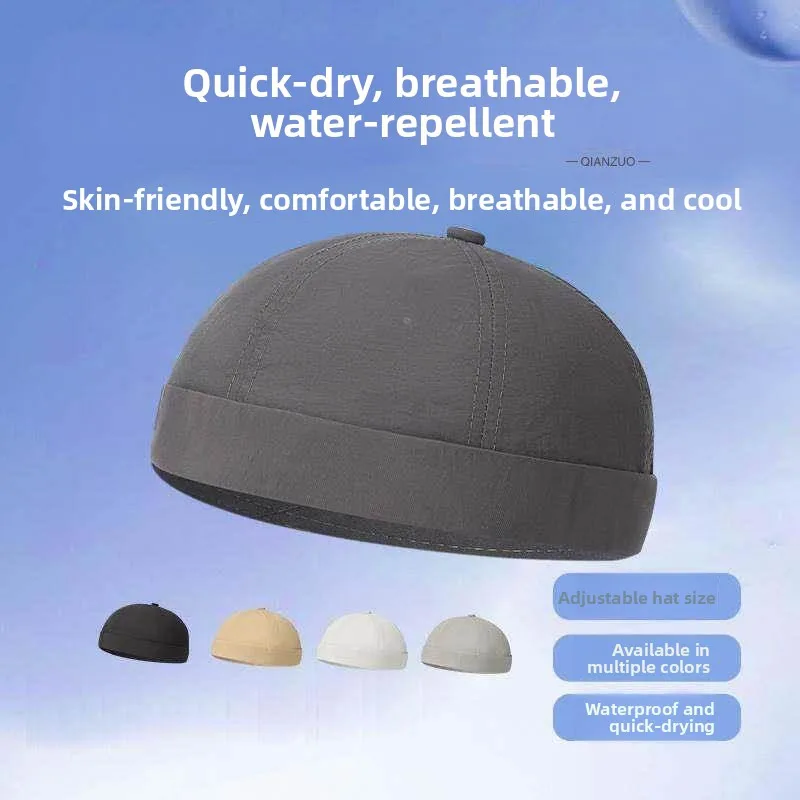 Summer Quick Dry Thin No Brim Women's Style Chinese Style Pure E-Commerce Sale Ultra Thin All Season Wear for Men And Women