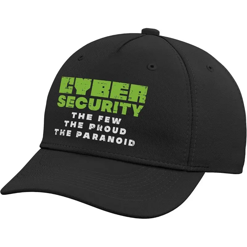Cyber Security The Few Proud Paranoid Funny IT Men Women Adjustable Baseball Hat