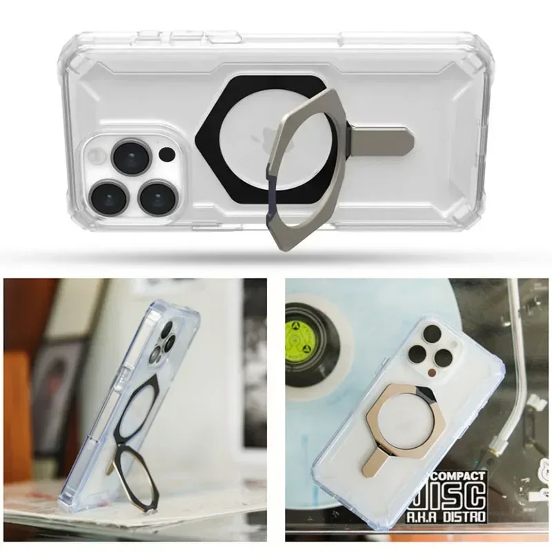 

Kickstand Plasma XTE MagSafe Case Shockproof Magnetic Stand Holder Cover Anti-drop Protective for IPhone 16 Pro Max Accessories