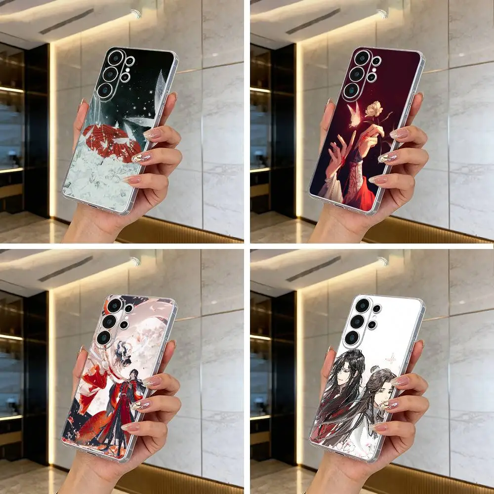 H-Heaven- Official's- Blessing Phone Case For Samsung S25,S24,S21,S22,S23,S30,Ultra,S20,Plus,Fe,Lite Transparent Cover