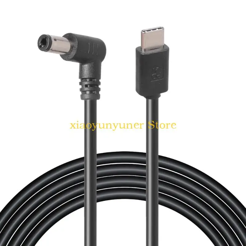 P9JB Professional Triggers Cable USB C To 5.5x2.5mm 90 Degree Angled Connectors 9V/12V/20V Selectable Output