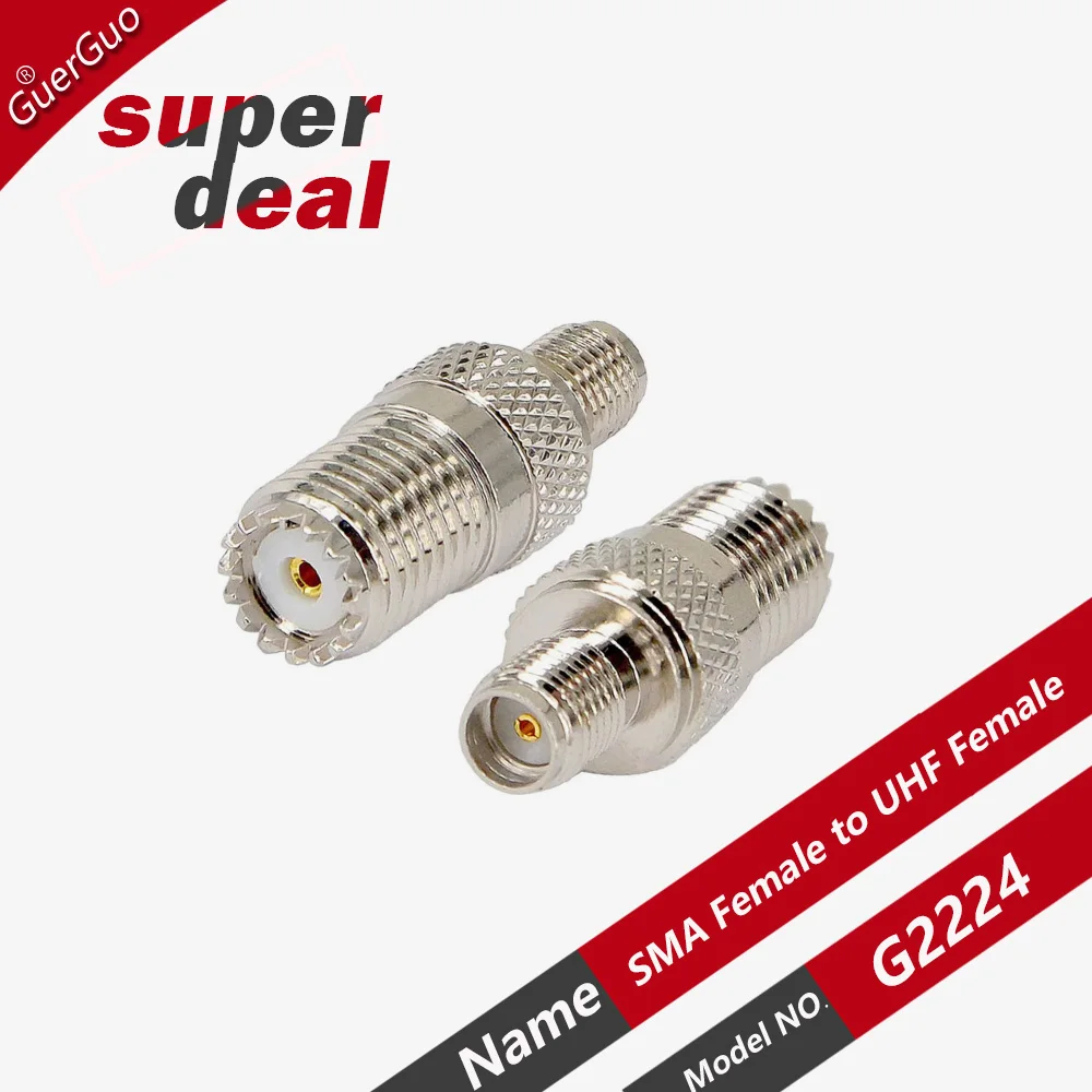 1PC SMA to 8.3 Mini PL259 Male SO239 Female Jack Connector Antenna RF GPRS GSM Coaxial Adapter
