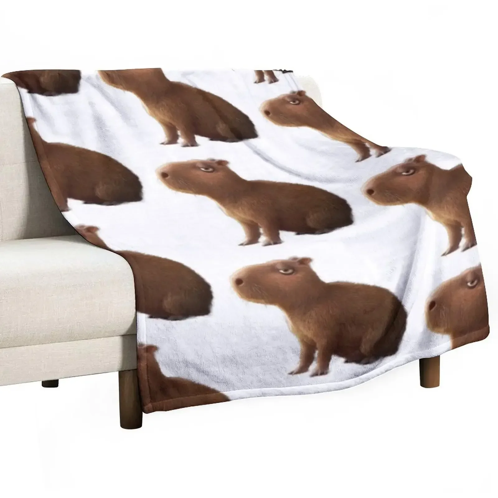 

Capybara Capybara Pattern Throw Blanket Heavy Large Blankets