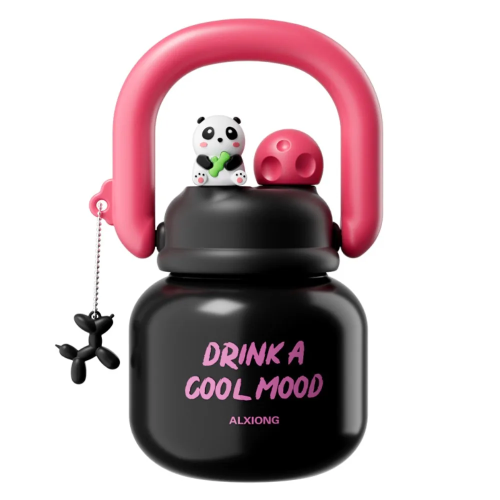 

With Straw Insulated Water Bottle 316 Stainless Steel 650ML Portable Insulation Cup Portable Large Capacity
