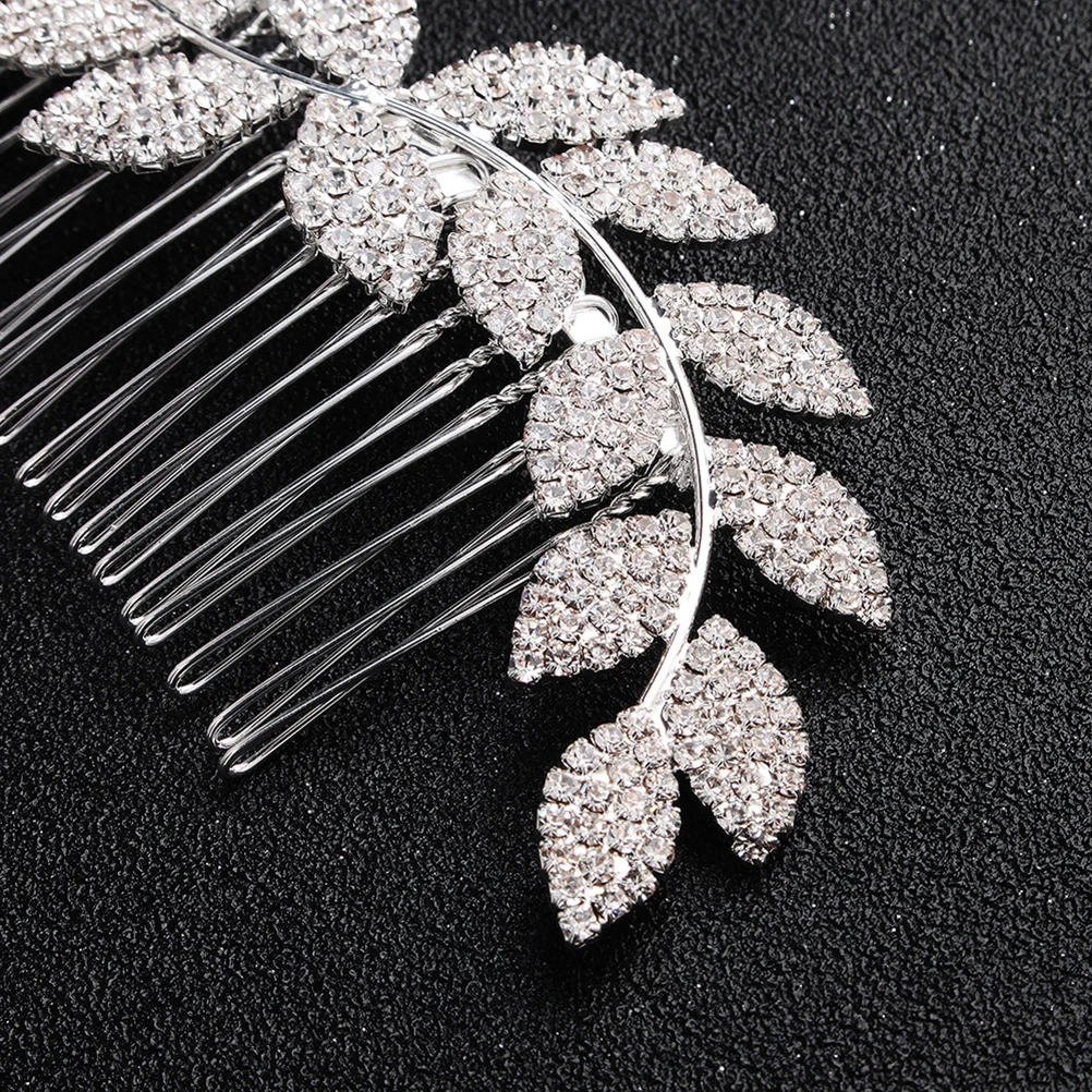 

Bridal Side Comb Crystal Hair Wedding Accessories Rhinestone Alloy Hairpin Elegant Charming Prom Party Gift