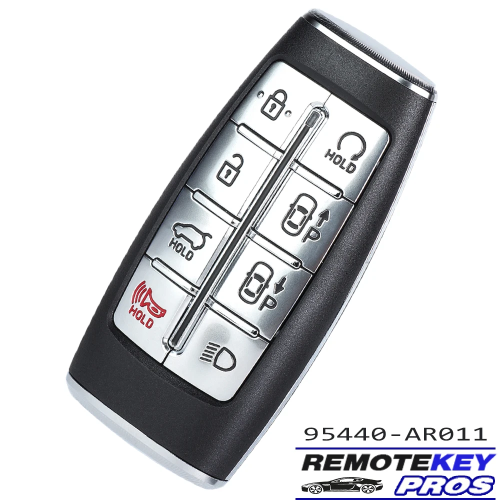 

DIYKEY P/N: 95440-AR011 , TQ8-FOB-4F35 Smart Remote Key 8 Button Fob 433MHz ID47 Chip for Hyundai Genesis GV70 2021-2024