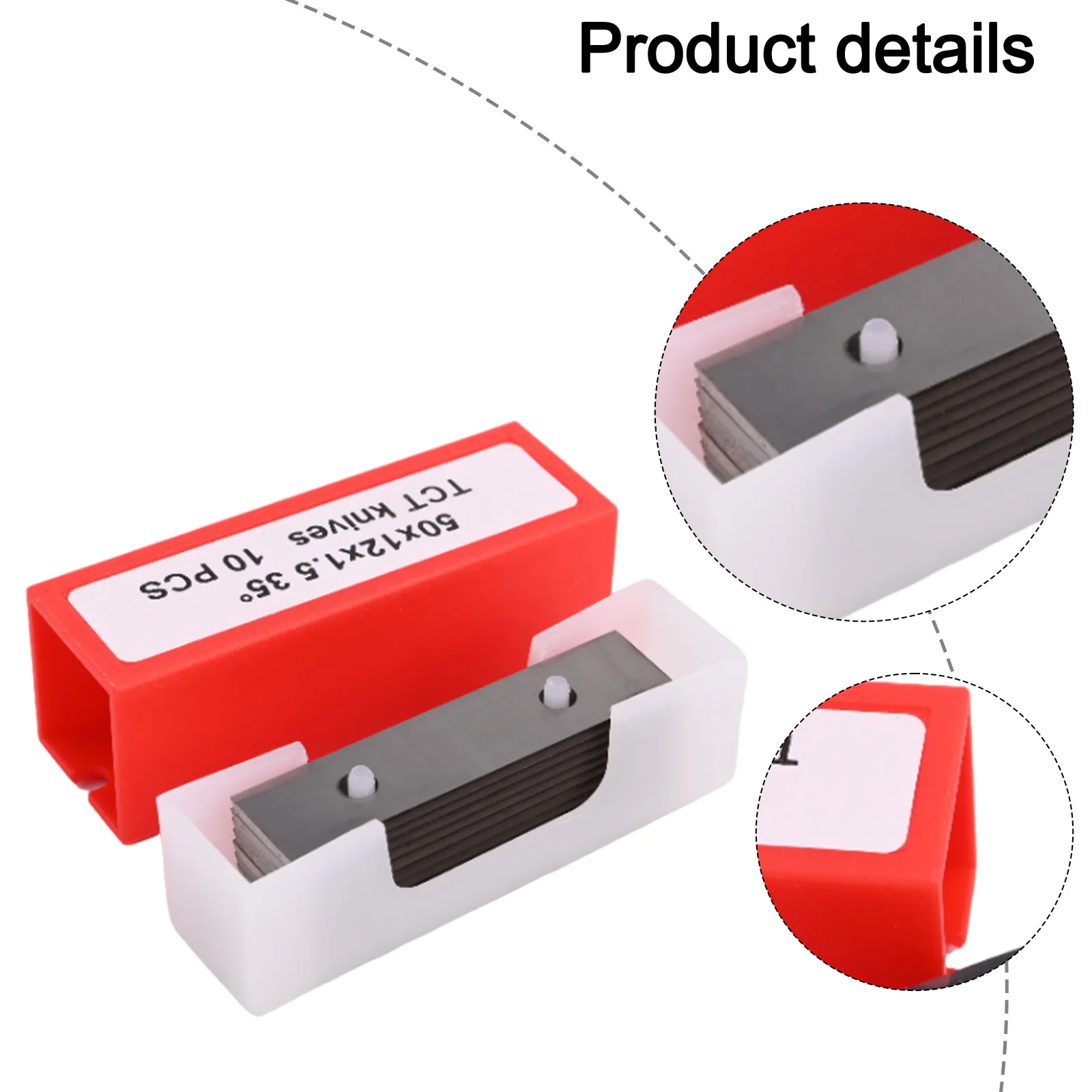 10pcs Square Carbide Reversible Insert Cutter 50x 12 X1.5mm Paint Scraper Blades 35 Degree 2-Cutting Edge Cnc Toolholding