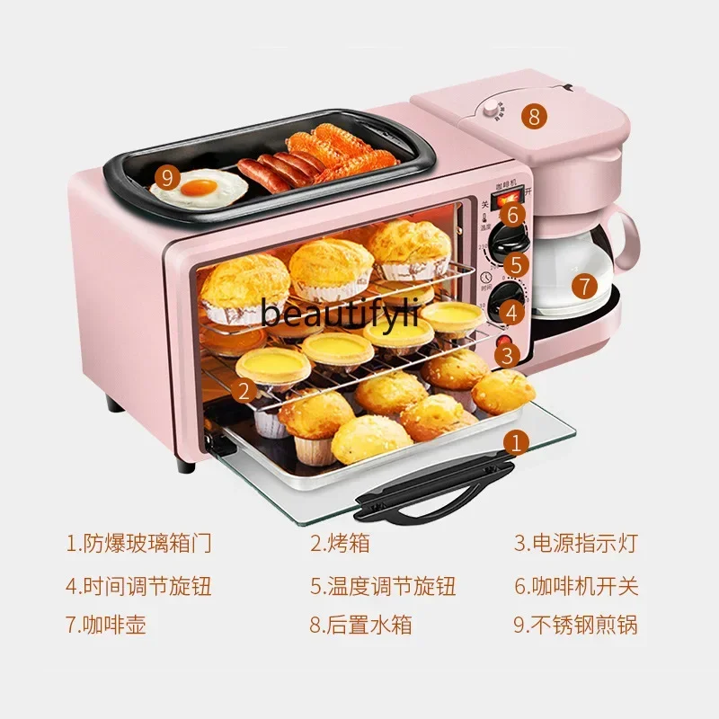 

Breakfast machine Household electric oven Multifunctional toaster smt61