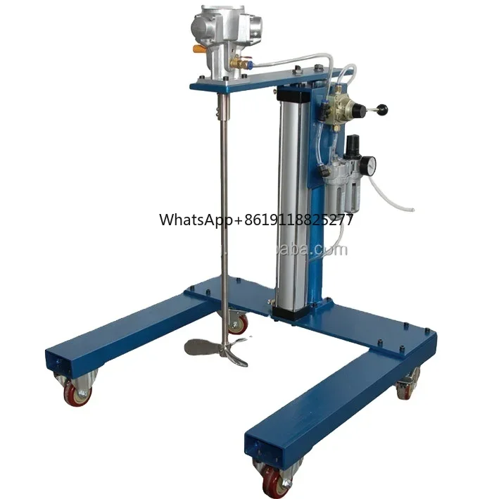 Pneumatic Explosion-proof Mixer For Paint,Ink,Glue 170kg Capacity  800U