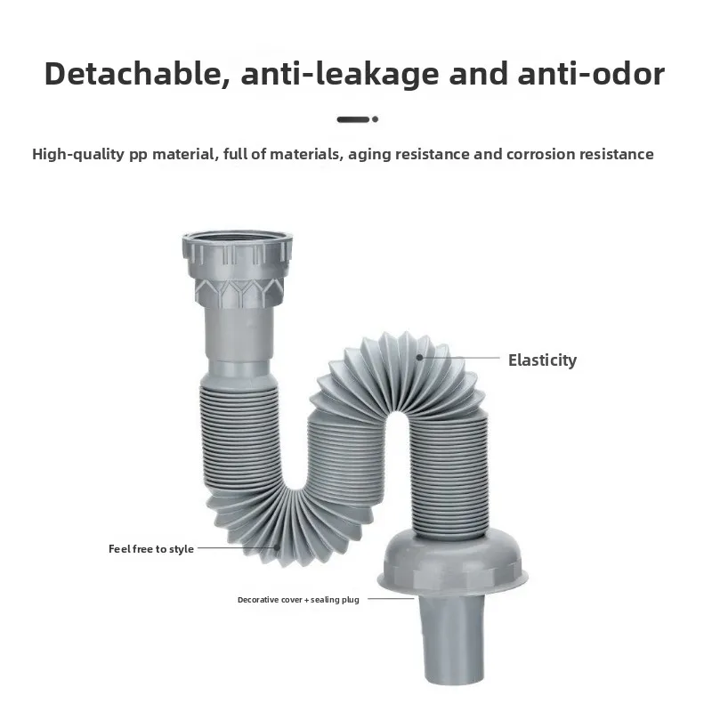 

Новинка 2025 года, канализационная труба, швабра для бассейна, канализационная раковина, выдвижная сливная труба, раковина для овощей, умывальник, раковина для балкона, канализация