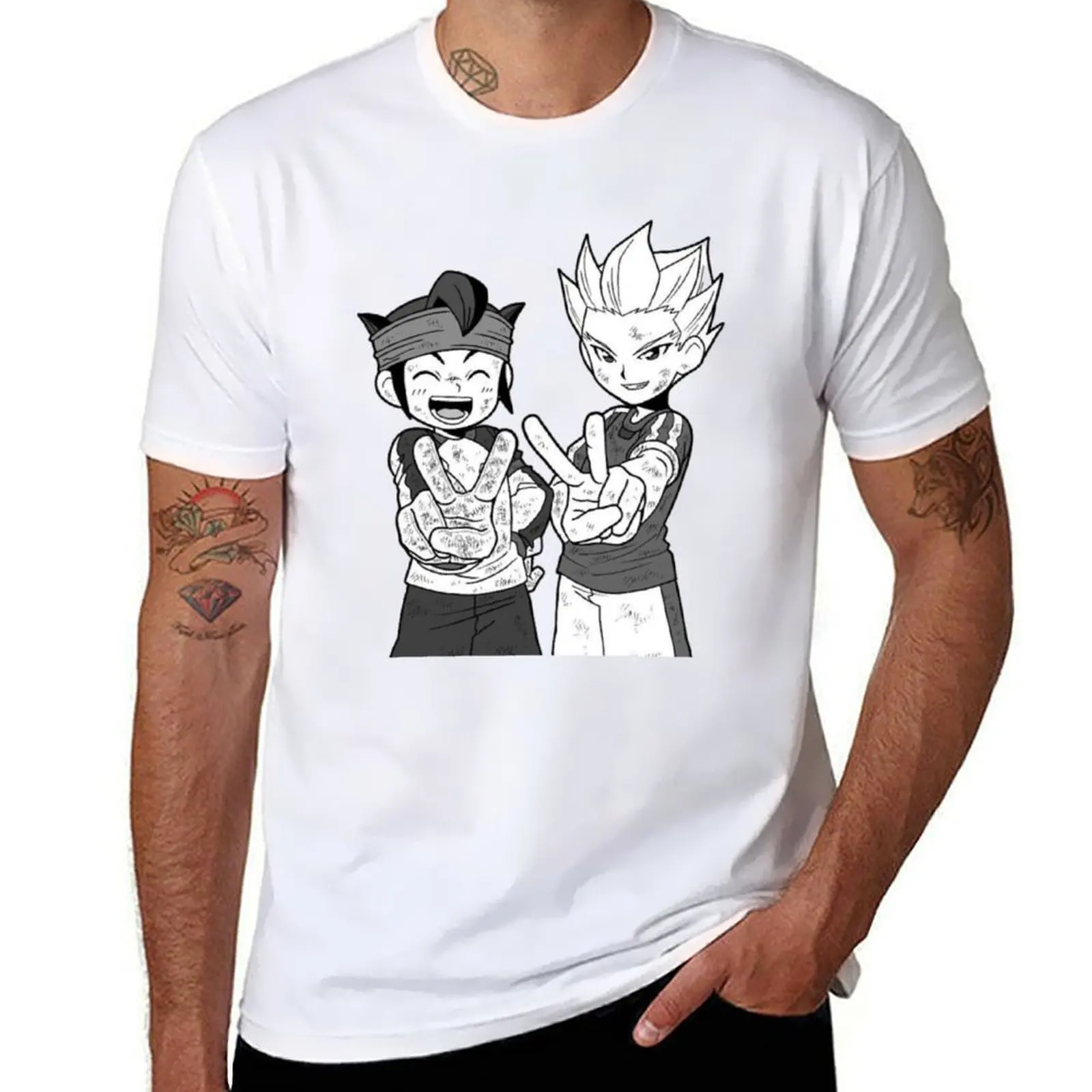 

Inazuma Eleven : Axel Blaze (gouenji) fanart ! T-Shirt cotton t shirts high quality t shirt man casual T-Shirt