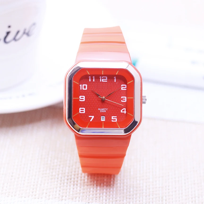 2025 high quality woman man children fashion quartz date watches students young man adult sport wrist watches 8colors waterproof