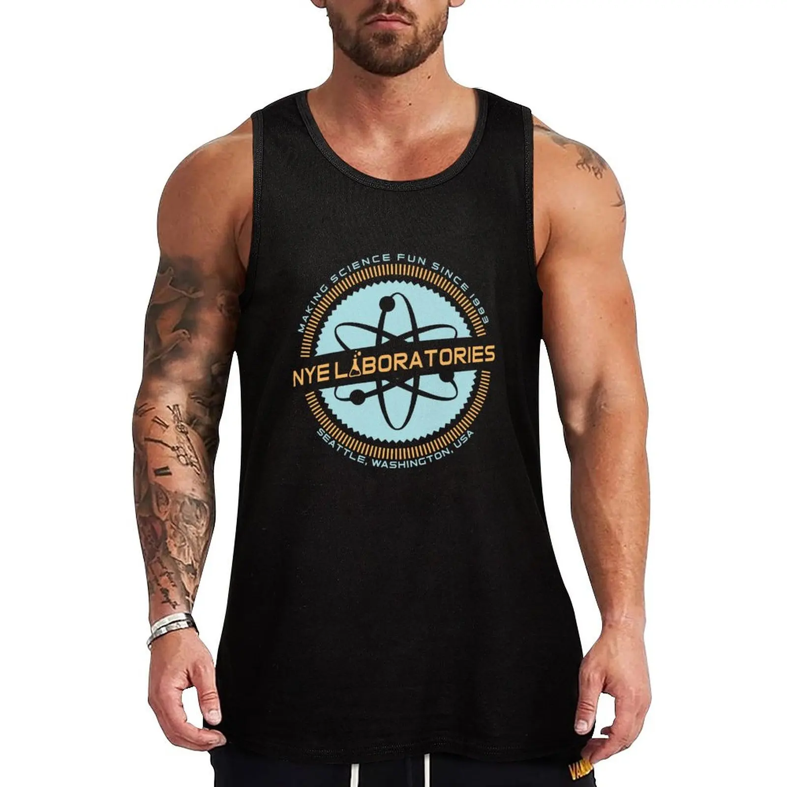 

Nye Labs Tank Top Men's summer vest Men's gym articles sleeveless gym shirt man fitness