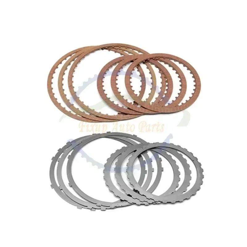 RE0F10A JF011E CVT مجموعة احتكاك ناقل الحركة مخلب ألواح الصلب لنيسان ميتسوبيشي جيب رينو بيجو علبة التروس لوحات القرص