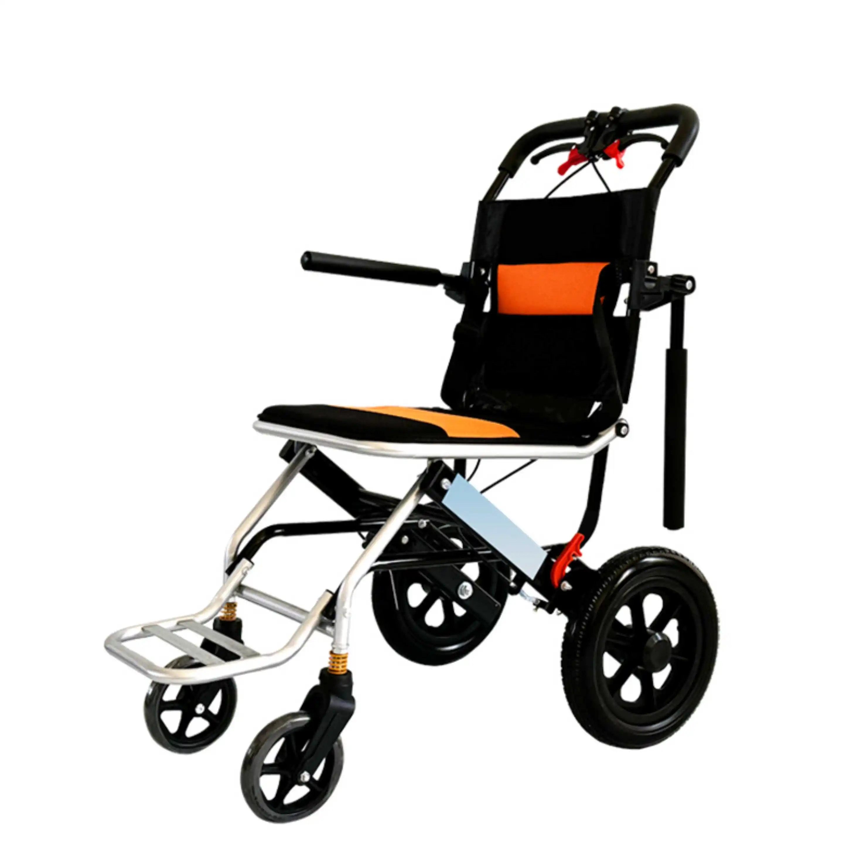 접이식 휠체어 여행용 휴대용 트롤리