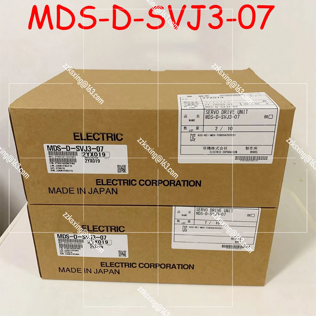 Bran-new   Original Servo Driver  MDS-D-SVJ3-07