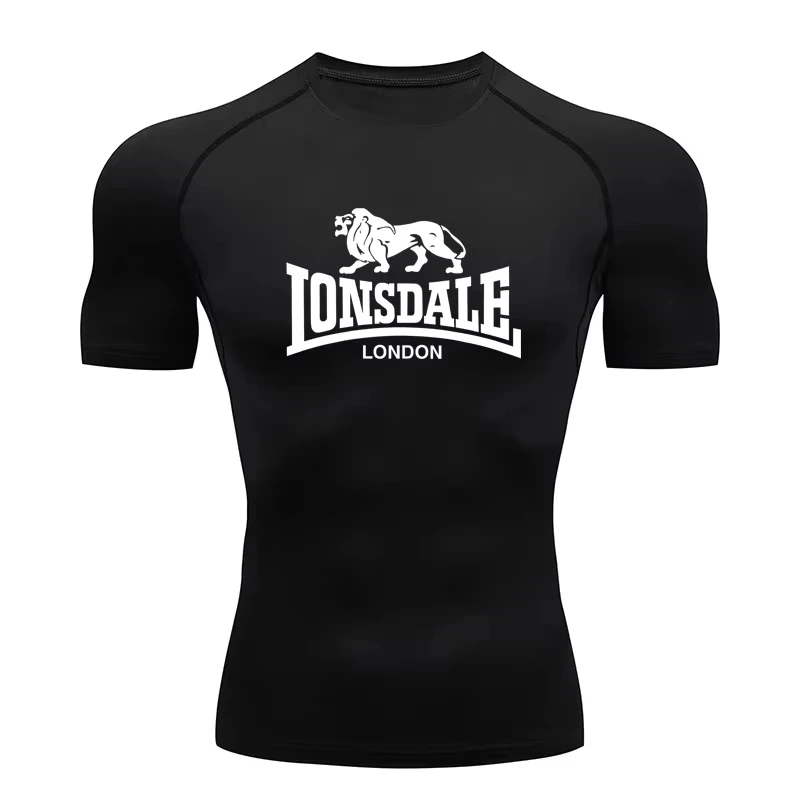 New Compression Shirt Men Fitness Gym Sport Running T-Shirt Rashgard Tops Tee Quick Dry Short Sleeve T-Shirt For Men 867