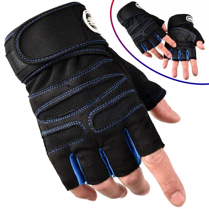 Gym Gloves Fitness Weight Lifting Gloves Body Building Training Sports Exercise Cycling Sport Workout Glove for Men Women M/L/XL