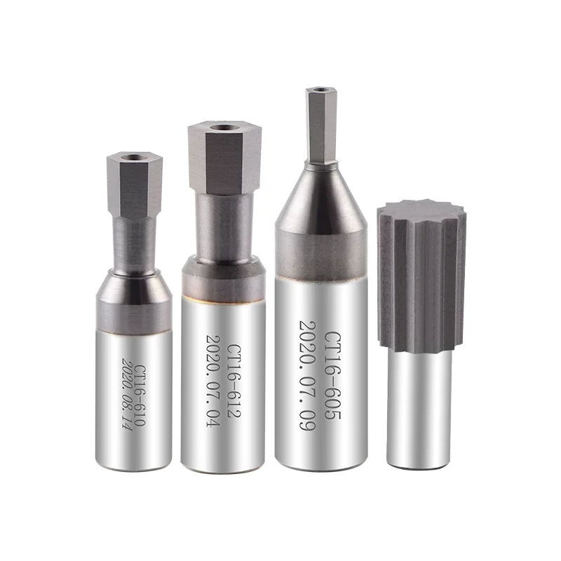 Hexagonal Punch Rotary Punching CNC Stamping Precision Tool Holder Rotary Blanking Tool Coating CT08 CT16 Hexagon