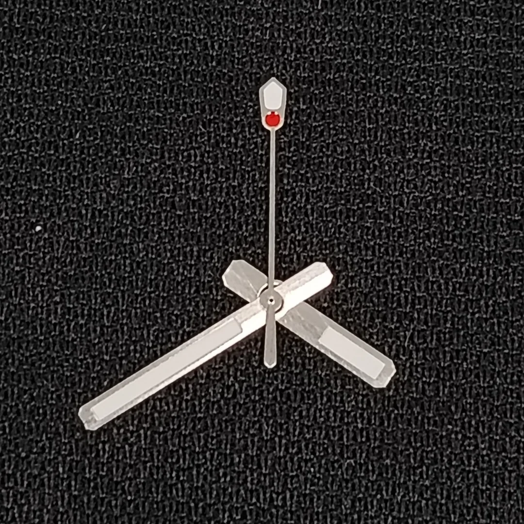 ใหม่ดัดแปลง NH35 นาฬิกามือ Silver/Rose นาฬิกาตัวชี้สีเขียวเข็มส่องสว่างนาฬิกาสําหรับ NH35/NH36 /4R/7S การเคลื่อนไหว