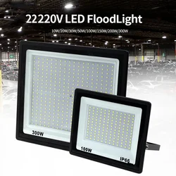 High Brightness LED Floodlight 10W 20W 30W 50W 100W 150W 200W 300W IP66 Waterproof Spotlight For Garden Street Outdoor Lighting