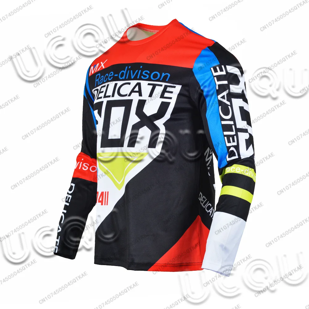 Delicate Fox Motorcycle Off-Road Leisure Mountain Riding Speed Conquers Mx Atv Mtb Men's And Women's Speed Dry Suit Sports Tops