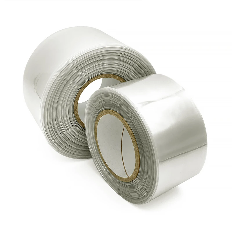Clear PVC Heat Shrink Tube 21~250mm Flexible Flame Retardant Waterproof Anti-Aging for 18650 Battery Pack Insulation Cover