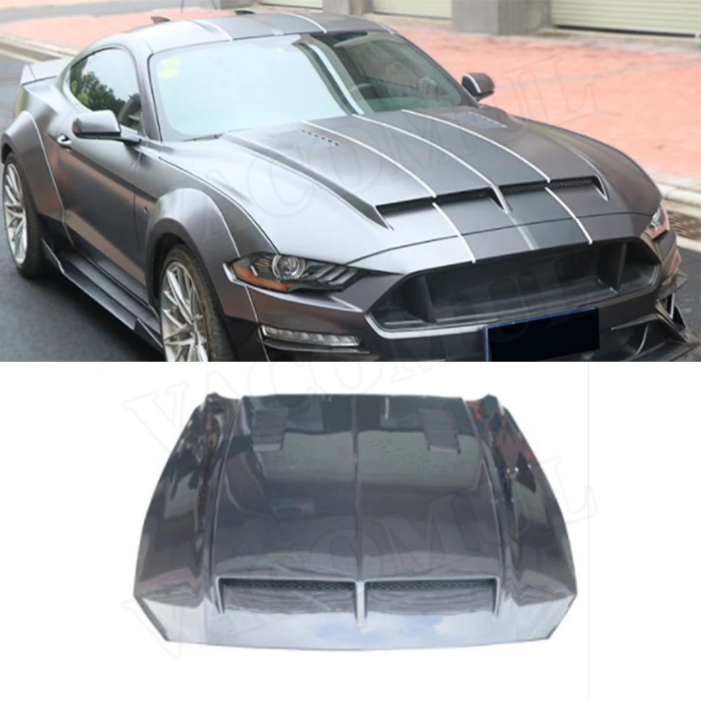 

VACOMUL капот двигателя автомобиля из углеродного волокна для Ford Mustang 2.3 5.0 2018 UP крышка капота двигателя FRP автомобильная защита