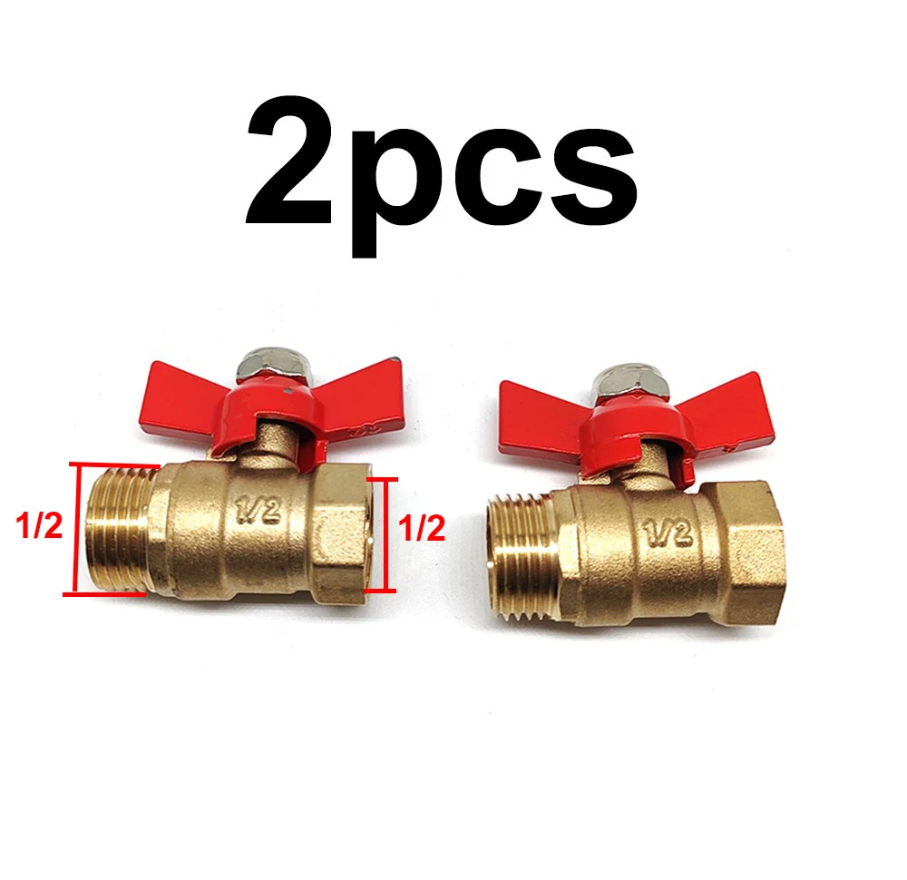 2Pcs 1/2" Bsp Femal…