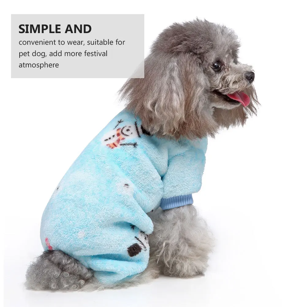 

1Pcs Christmas Pet Clothes Soft Polyester Comfortable Breathable Dog Costume Lightweight Festival Party Outfit Lovely Pet