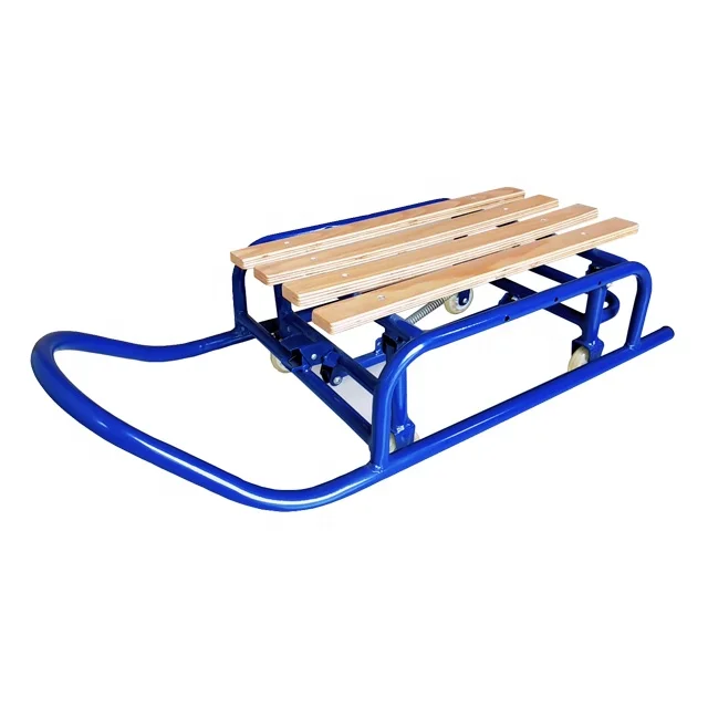 baby-winter-outdoor-snow-sledge-with-high-backrest-safety-guard-rail-pull-rope-infant-toddler-push-chair-christmas-gift