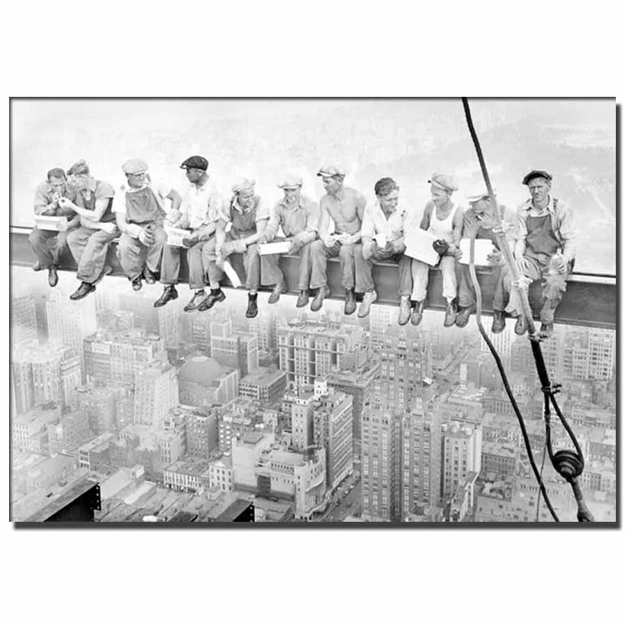 New York retro diamond painting, full square, cross stitch,diamond embroidery, New York, construction workers wall sticker, craf