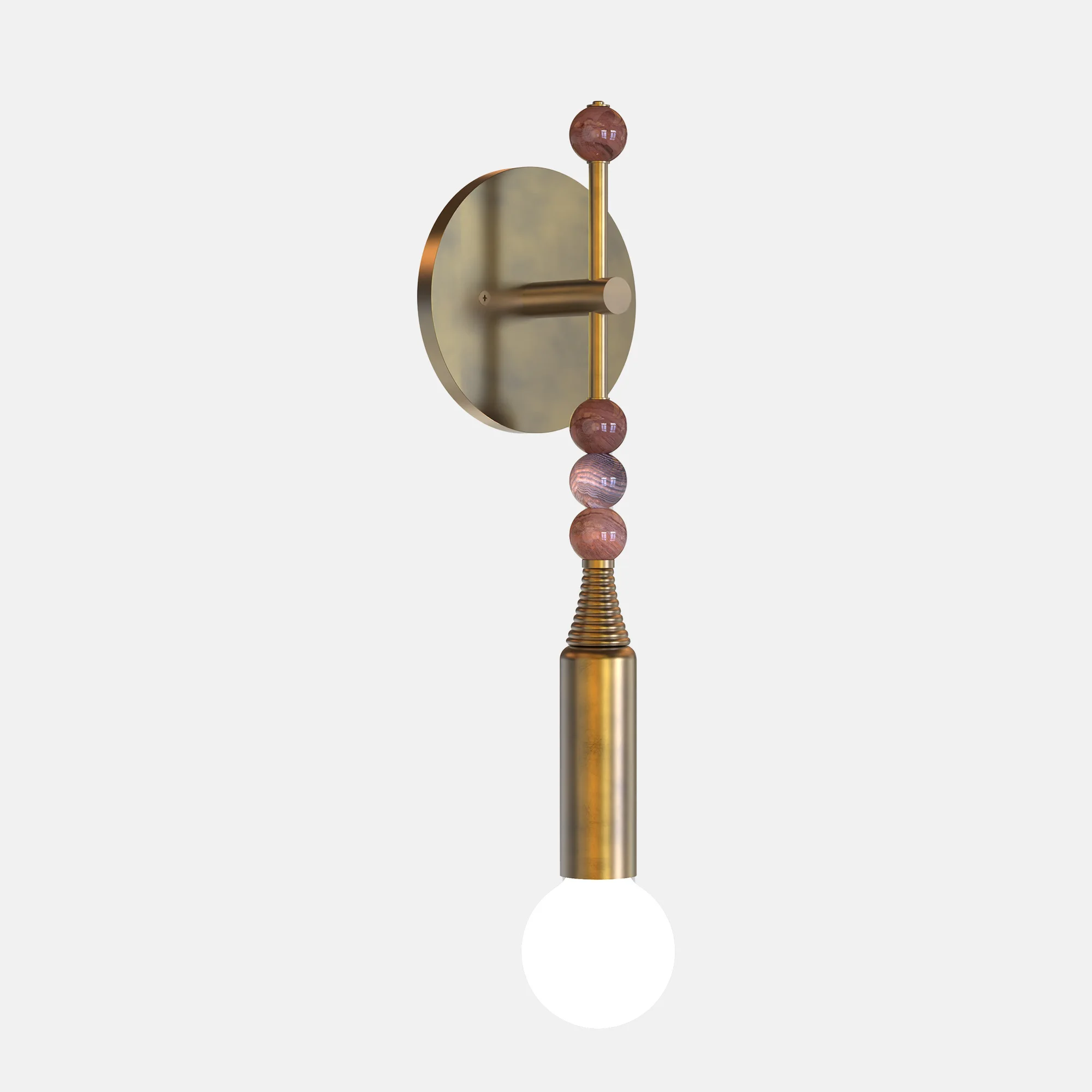 

Artistic Spherical Design Iron and Glass Wall Lamps LED Custom Wall Light for Corridors and Bedrooms Decorative Wall Lighting