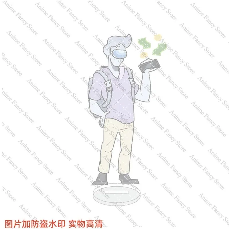 Among Us Acrylic Stand Keychain Crewmate Impostor Anthropomorphic Fanart Laptop Side Decor Nightstand Fan Meetup Table Ornament