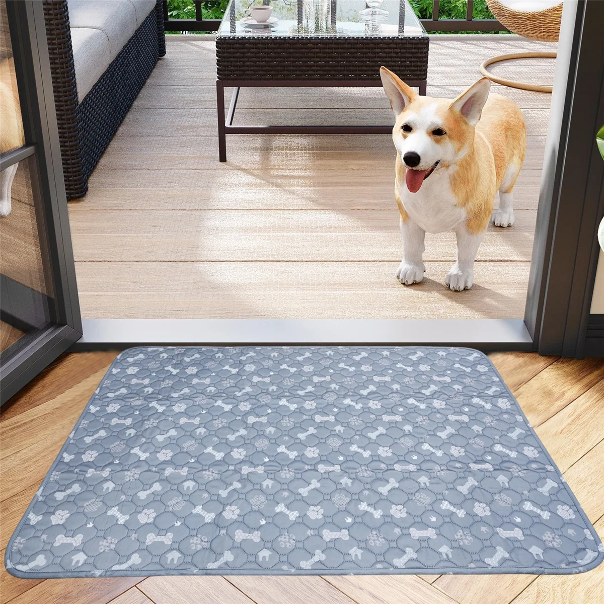 Washable Dog Pee Pad Reusable Pet Urine Mat Waterproof Puppy Training Diaper Mats for Car Seat Floor Sofa Pet Supplies