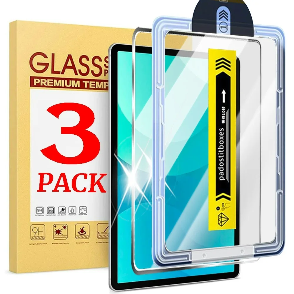

Защитная пленка из закаленного стекла для IPad Air 6, 11 дюймов/13 дюймов, 2025/2024, простая установка, автоматическое удаление пыли для IPad 2025 (A16)