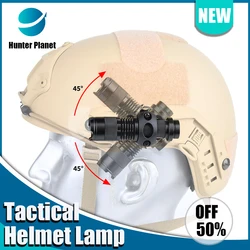 WADSN 전술 헬멧 램프 Strobe contant momentaneo AIrsoft Scout light fit FAST Helmet 20mm Rail Hunting LED torcia