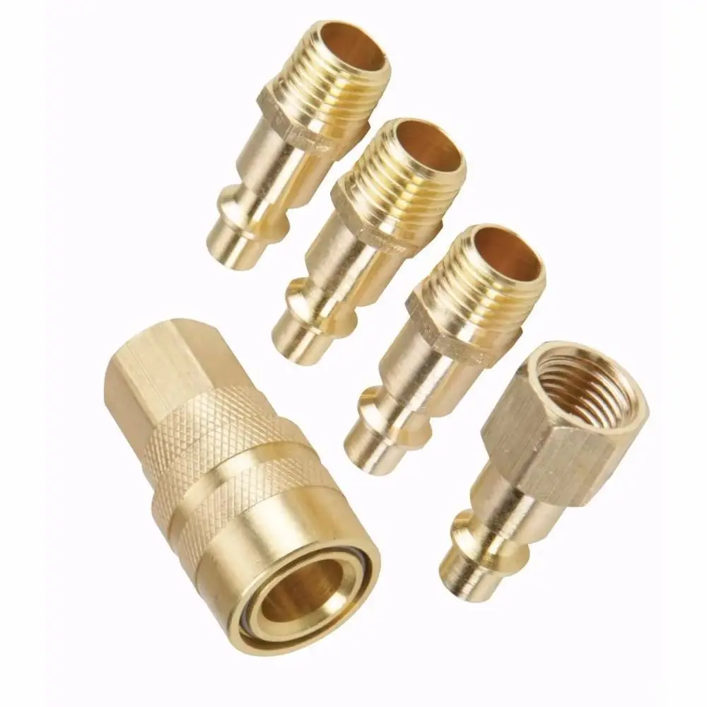 Copper quick connector set, five piece set