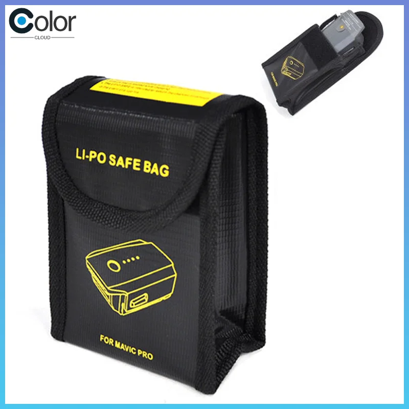 9imod Lipo-Batterie-Sicherheitstasche, explosionsgeschützt, feuerbeständig, Aufbewahrungstasche für Dji Mavic Pro, Drohnen-Ladeschutz, 115 x 95 x 64 mm