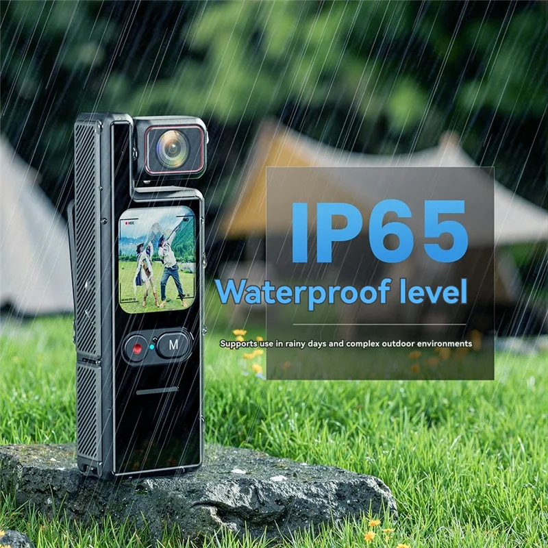 DIGIT-Action Camera IP65 Waterproof 180° Rotatable Magnetic Professional Outdoor Action Camera