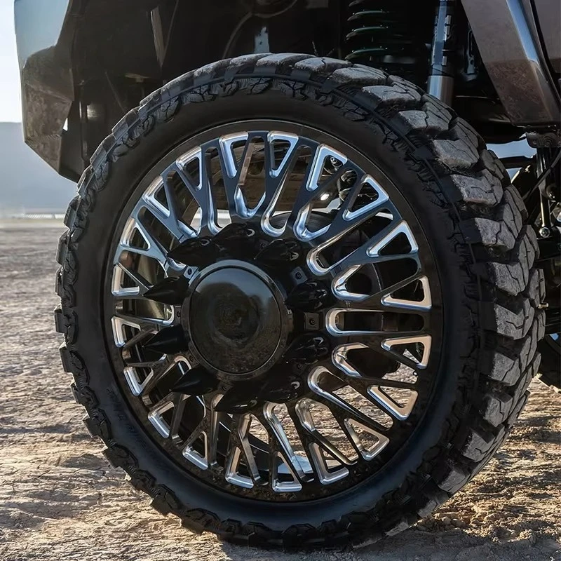 Custom Forged Dually Alloy Wheels With Floating Cap 8x6.5 10 Lug 20 22 24 26 28 30 Inch Fit for Pickup Trucks F350