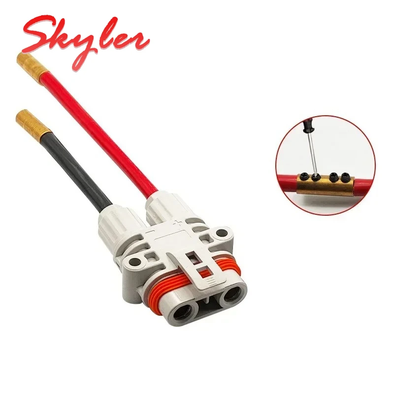 120A Waterproof Male Female Connector High Current Parking Air Conditioning Power Plug 16Square Wire Generator Docking Connector
