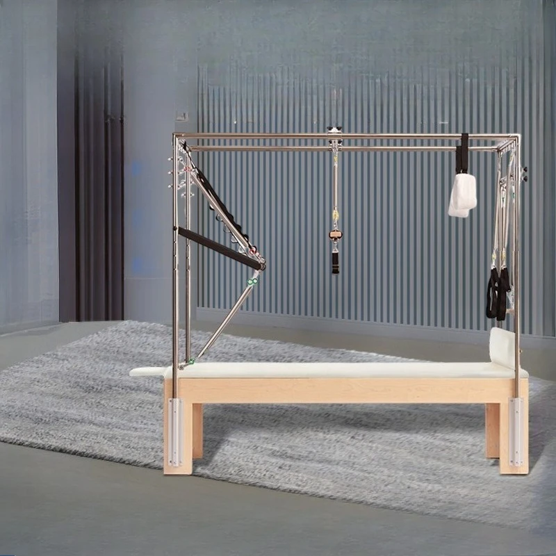 

Bed Gym Pilates Yoga Studio Commercial Maple Bed Stretching Multifunctional Combination Bed