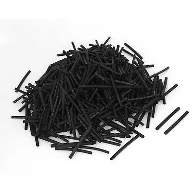 

1000pcs Black 3mm Dia 2:1 Polyolefin Heat Shrink Tubing Shrinkable Tube 60mm