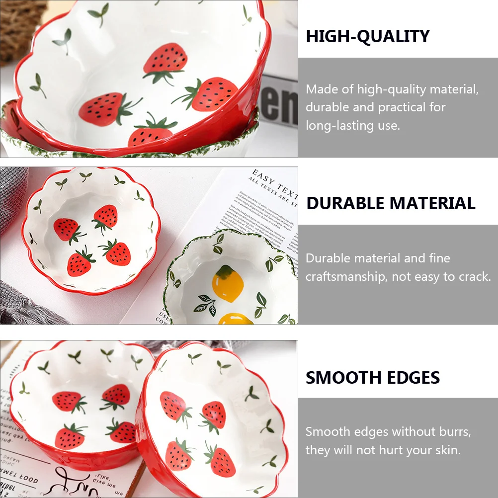 

Thanksgiving Serving Dishes Snack Modern Fruit Bowl for Entertaining Dinner Bowls