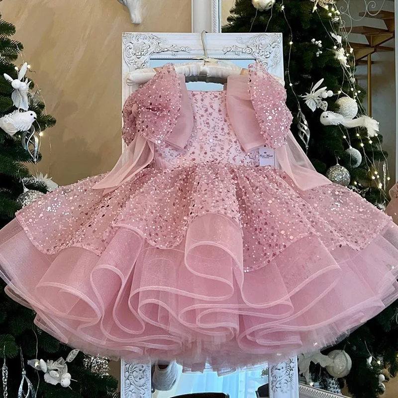 

Kids Party Dress for Kids Girl Bridesmaid Dresses for Girls From 12 to 14 Years Old Lolita Cosplay Infant Dress Gown Elegant 8 6