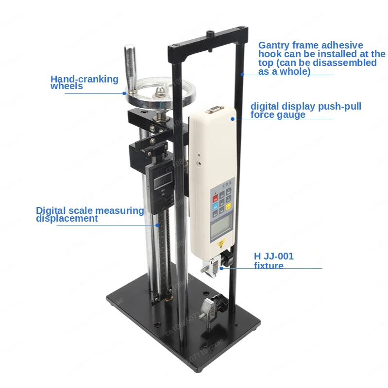 Stroke 150MM Tensile Test Machine Vertical Spiral Push-Pull Tester Test Stand Digital Force Meter High Precision Pressure