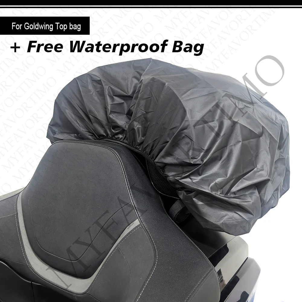 Motorcycle Rear Seat Luggage Rack Bag For Goldwing GL1800 GL1500 Trunk Tail Luggage Cases Top Bag large capacity Waterproof Bag